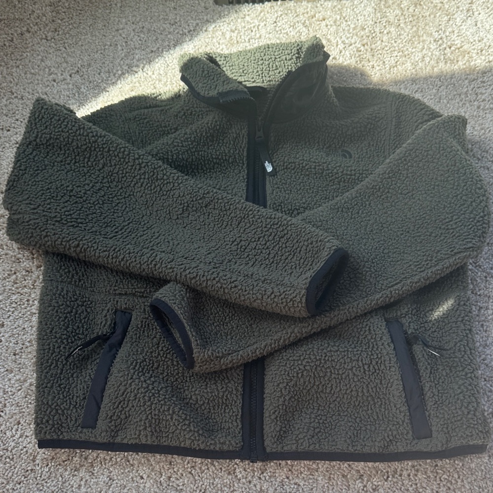 The North Face Green Fleece Jacket